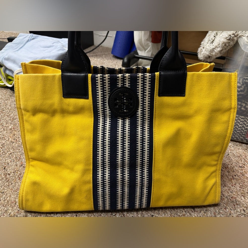 Tory Burch Yellow and Black Women's Bag
